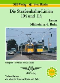Cover „Die Straßenbahnlinien 104 und 114“